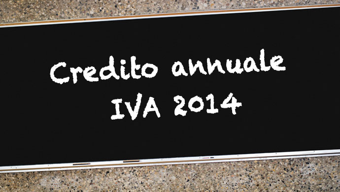 Credito annuale IVA 2014