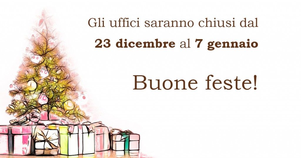 Natale 2017 chiusura uffici