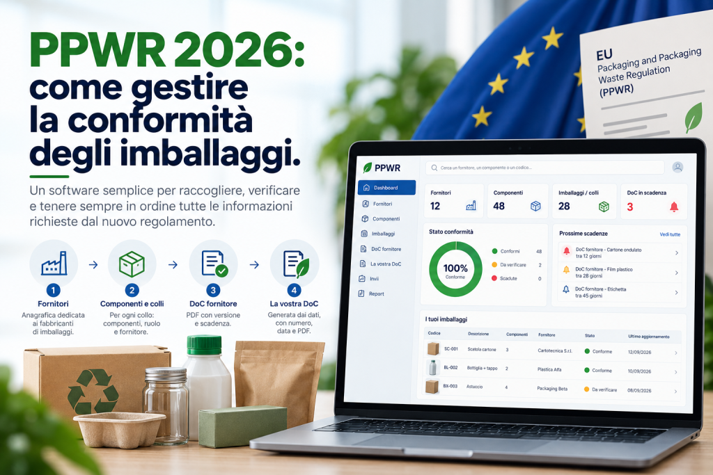 PPWR 2026: come gestire la conformità degli imballaggi
